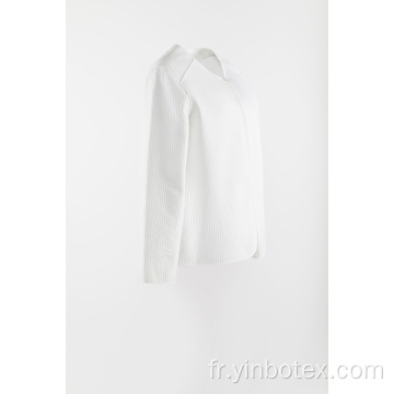 manteau léger blanc matelassé